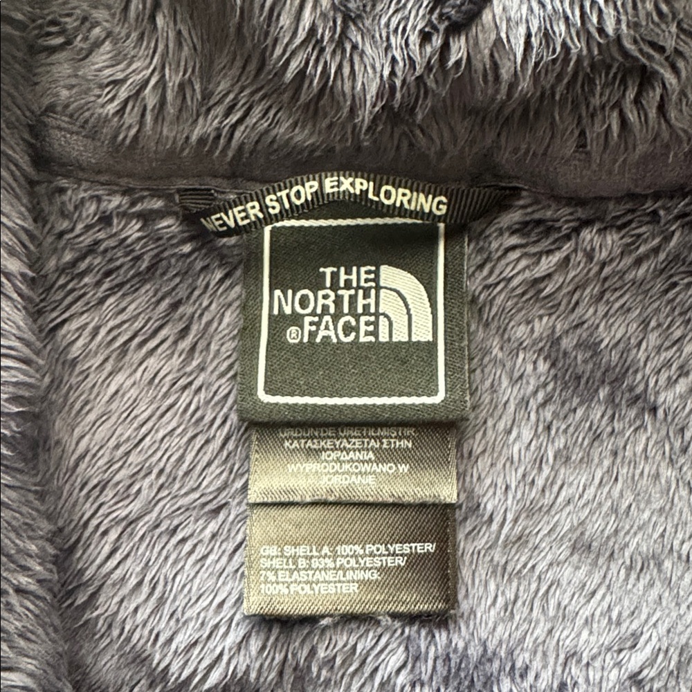 The North Face women’s size large dark silvery navy blue Fleece Jacket - Picture 4 of 8